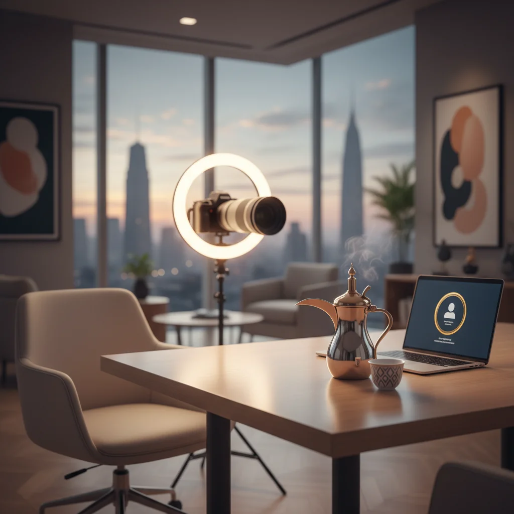 اختيار صورة الملف الشخصية الاحترافية وغلاف جذاب